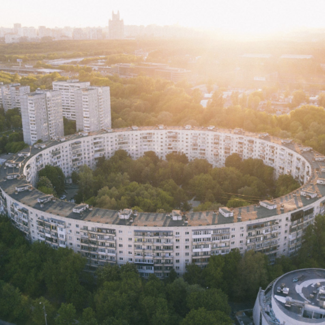 Ringförmige Architektur