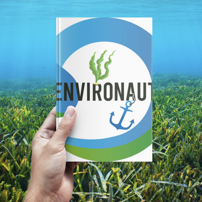 Schmuckbild unter Wasser mit Projektnamen