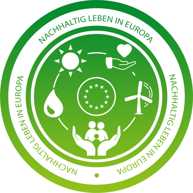 Logo mit Kreislaufsymbolik