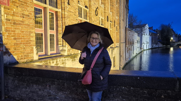 Teilnehmerin Sabine Freiberger in Br&uuml;gge