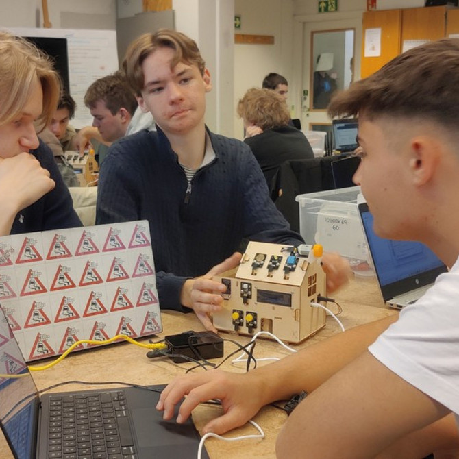 Schüler während einer Schulstunde