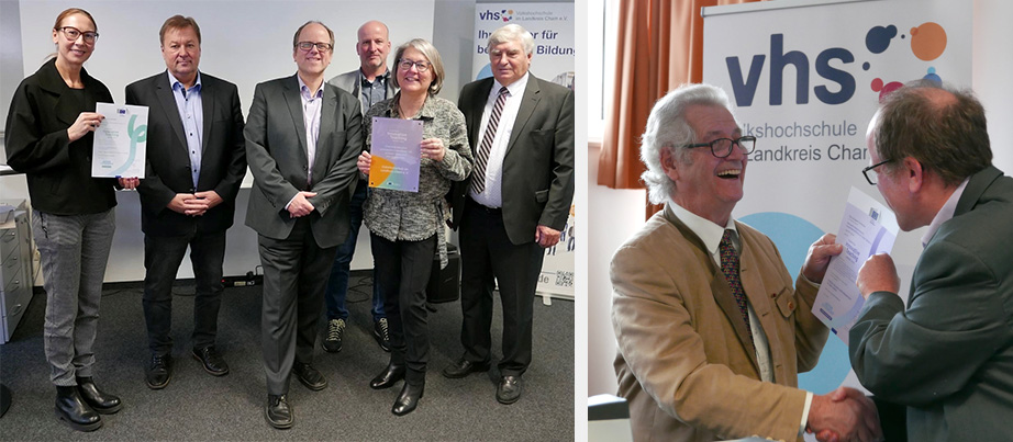 Szenen der Preisverleihung