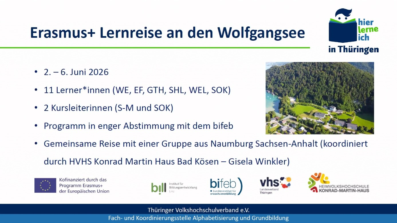 Erasmus+ Lernreise an den Wolfgangsee