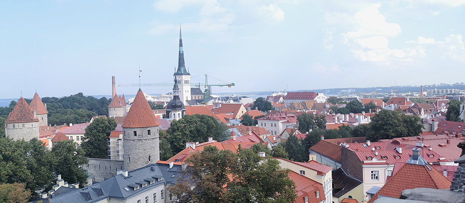 Blick auf Tallinn