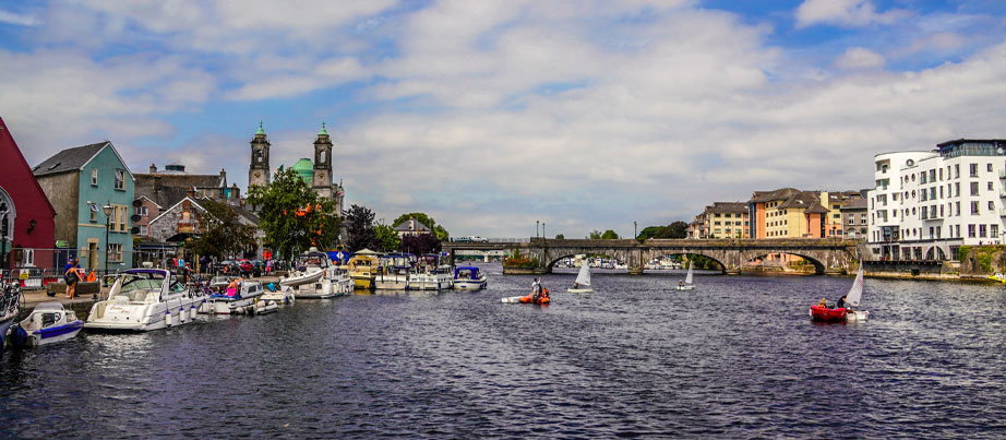 Panorama auf den Fluss Shanon in Athlone