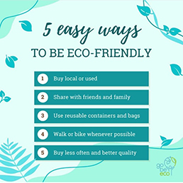 Handlungsempfehlung aus der Nachhaltigkeits-Challenge auf dem GoBeEco Instagram-Account
