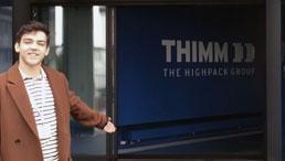 David Červeňák bei der Firma Thimm, bei der er die Hälfte seines Praktikums absolviert hat.