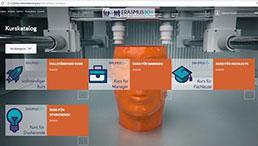 Plattform des Erasmus+ Projekts für 3D-Druck