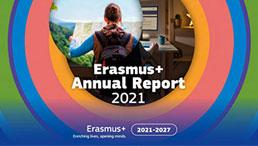 Erasmus+ Annual Report 2021 - Titelbild