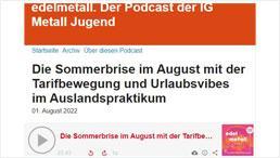 edelmetall. Der Podcast der IG Metall Jugend