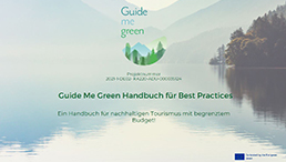 Cover Handbuch mit See und Wald