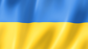 Ukrainische Flagge